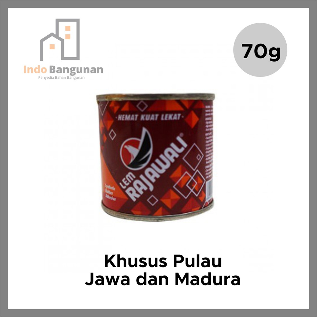 

LEM RAJAWALI KUNING 70 GR / LEM KARPET SENDAL KULIT KAYU HPL KARET