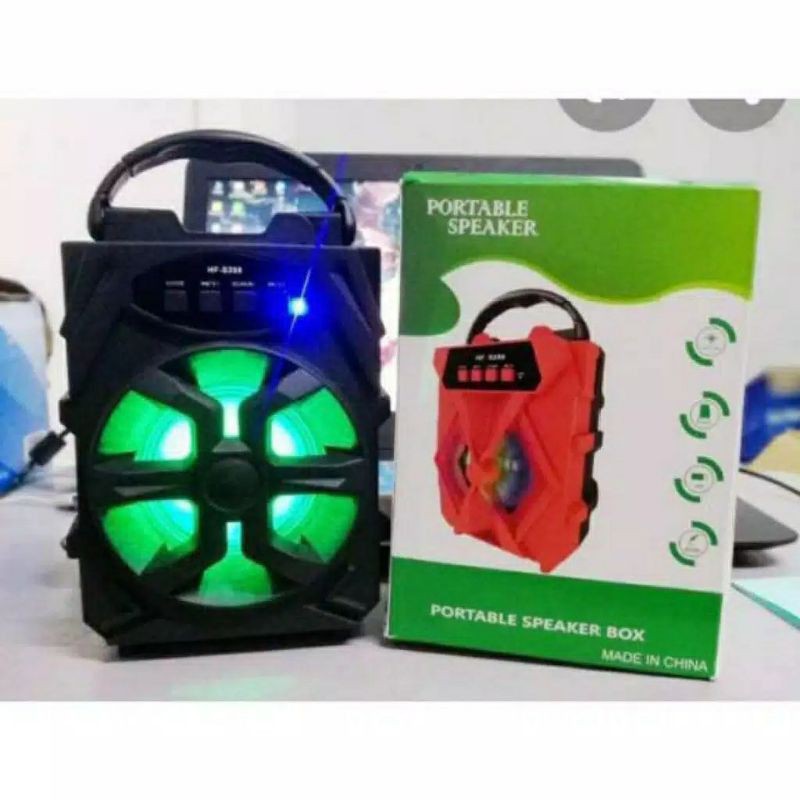 SPEAKER PORTABLE BLUETOOTH HF-S286 PLUS MIC - PORTABLE SPEAKER BOX HF-S286 - BISA COD