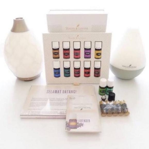 Premium Kit Young Living 12 Essential Oil Set (No Diffuser) Store_Malfoi