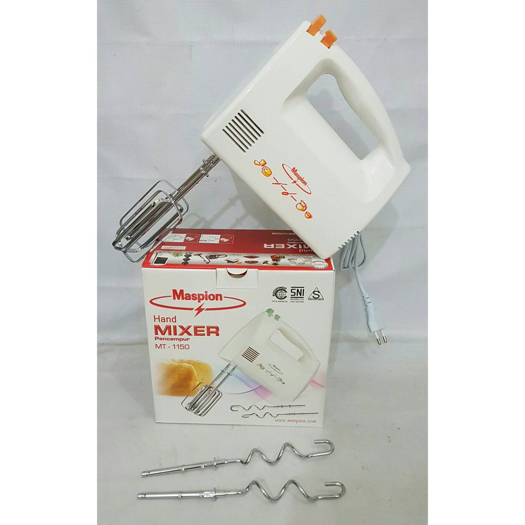 Maspion Hand Mixer MT 1150  MT1150 MT-1150 Pencampur Pengaduk Adonan Kue