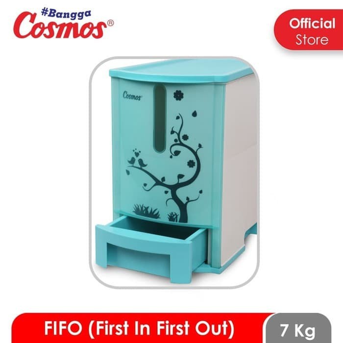 COSMOS Tempat Penyimpan Beras 7 Kg / Rice Box Mini Ukuran 7 Kg 007 Pundi