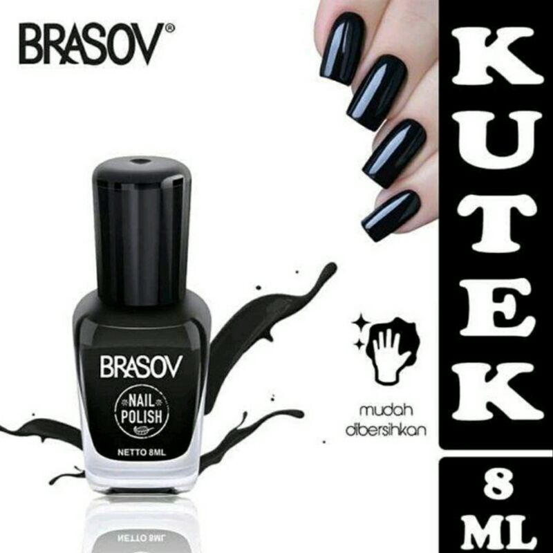 Kutek Brasov / Kutek Brasov Warna Hitam Harga Per Box 1 Box Isi 12 Pcs