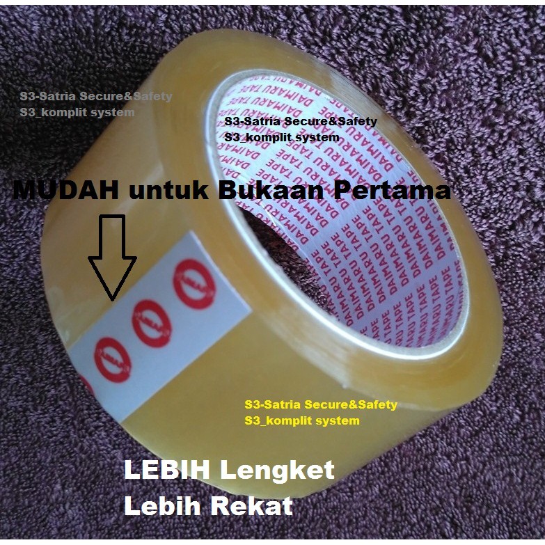 

Daimaru Bening Lakban Favorit / tape opp lakban bening ( 1 pcs )