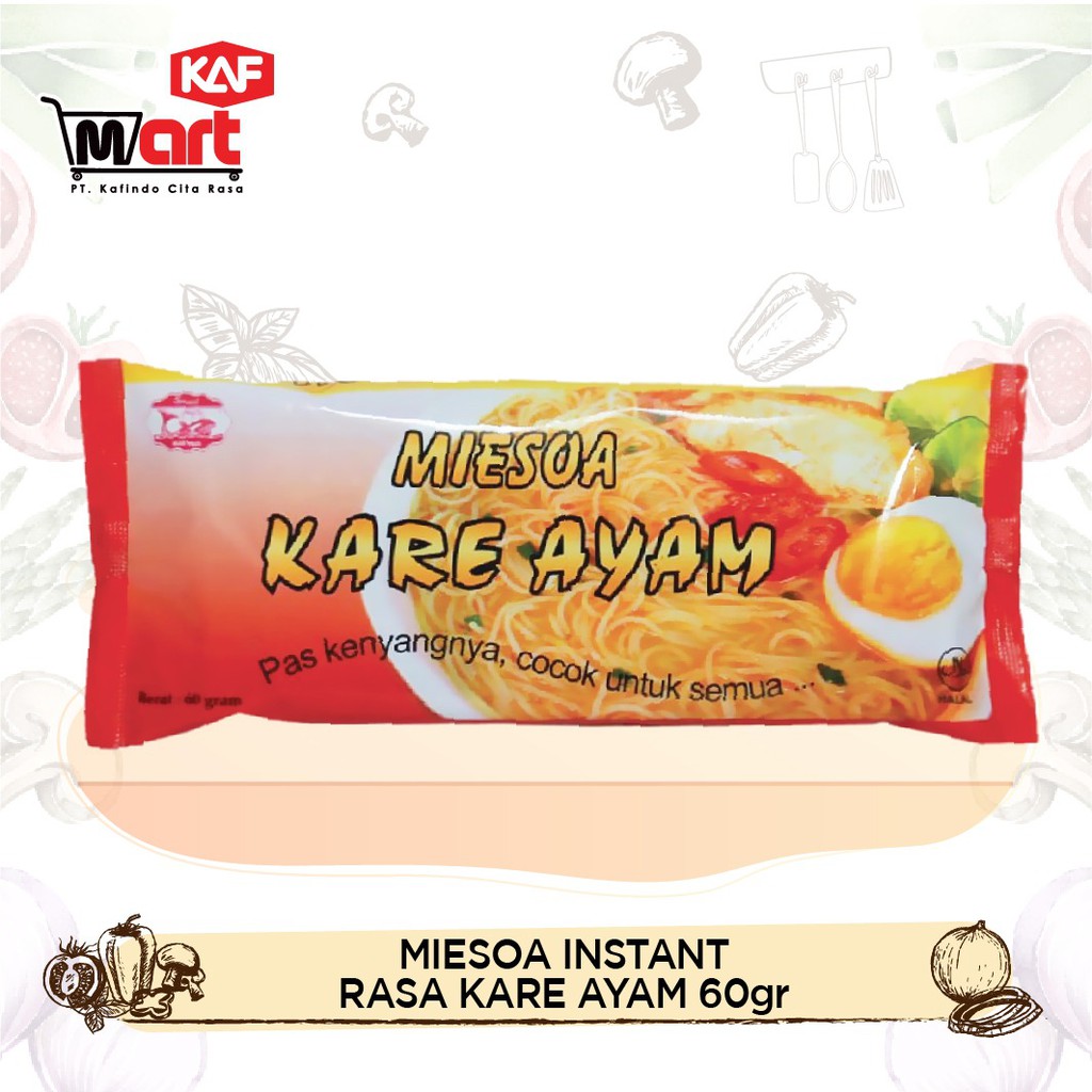 

Miesoa Instant Rasa Kari Ayam 60g (5 Pcs)