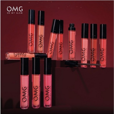 ✨SHASYA✨ OMG Oh My Glam Matte Kiss Lip Cream 3.5g | lipstick lipstik lipcream ✔️BPOM halal