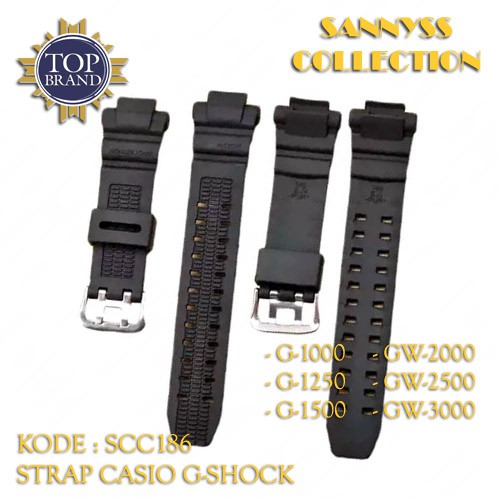 STRAP TALI JAM CASIO G-SHOCK GSHOCK G-1500 - G 1500 - G1500 HITAM