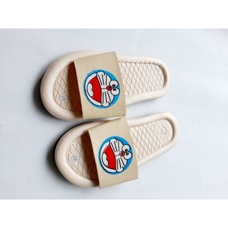 Sandal Wanita Selop motip Doraemon Arkn023