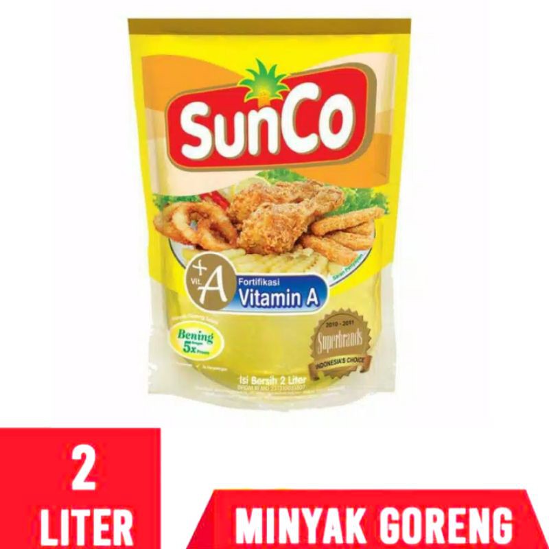 

MINYAK GORENG SUNCO 2L (2LITER/ECERAN)