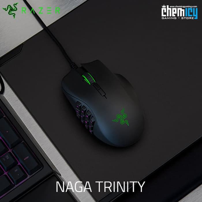 Razer Naga Trinity MMO / MOBA Gaming mouse