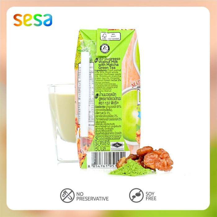 

137 Walnut Milk with Matcha Green Tea 180 ml Best Seller