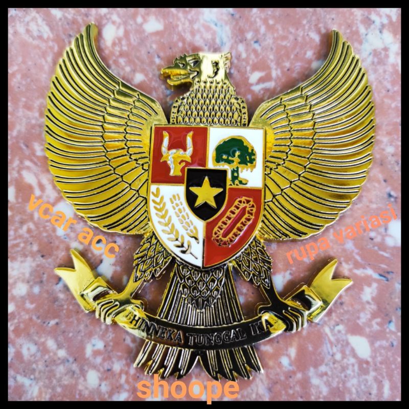 emblem grill grille DEPAN mobil motor sepeda logo lambang burung garuda pancasila INDONESIA