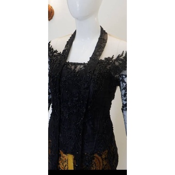 kebaya kutubaru Hitam