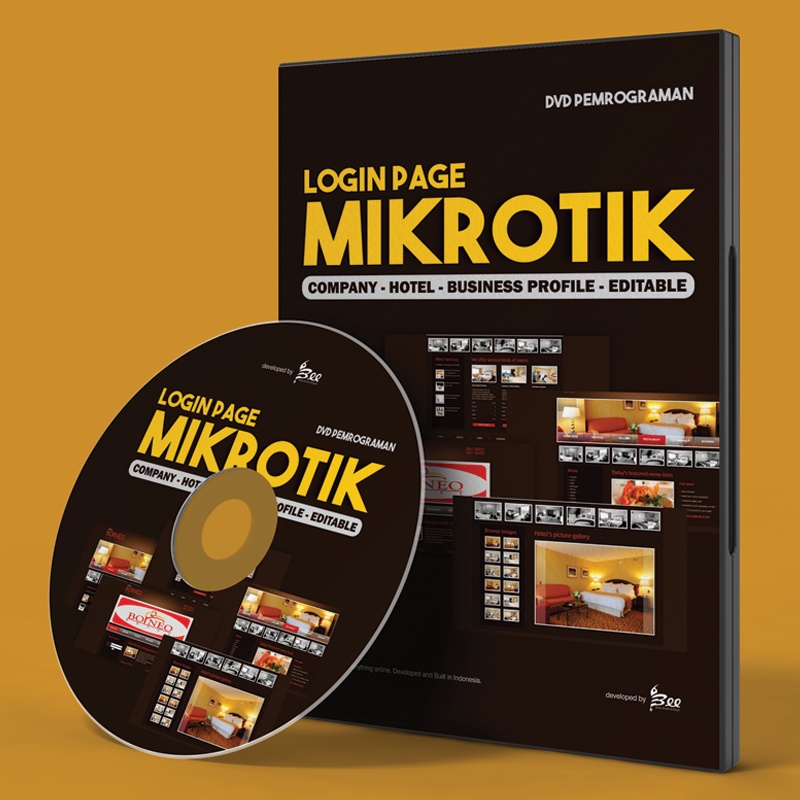Login Page Mikrotik Business Profile dan Promosi