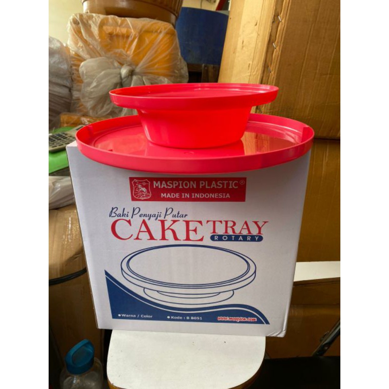 Cake Tray Rotary Plastik Maspion