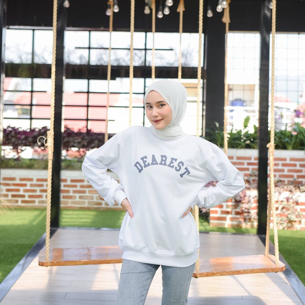 DEAREST SWEATER OBLONG WANITA - SWEATSHIRT BEST QUALITY