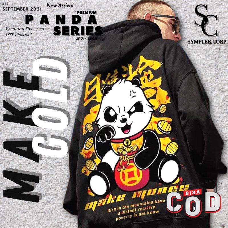 JAKET SWEATER HOODIE PANDA HITAM PRIA TERBARU 2022 JAKET SUNMORI RIDING HOODY HODI PRIA KEREN