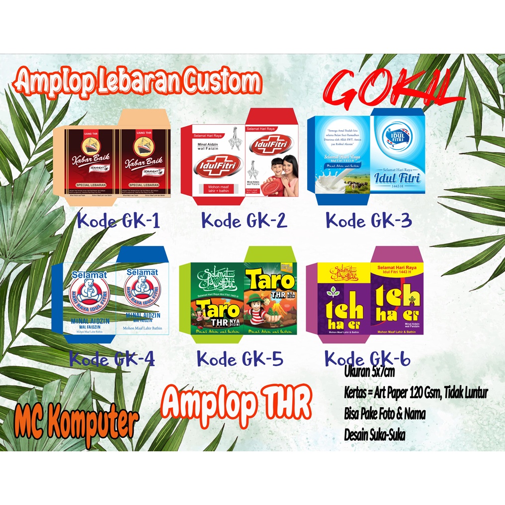 

Amplop lebaran Motif Unik Gokil uk 5X7 Amplop Amplop Gokil 2