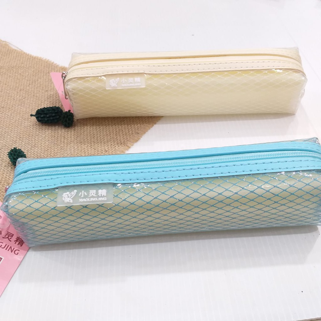 

TEMPAT PENSIL // KOTAK PENSIL 1 RESLETING BD-780 XIAOLINGJING JARING TRANSPARAN