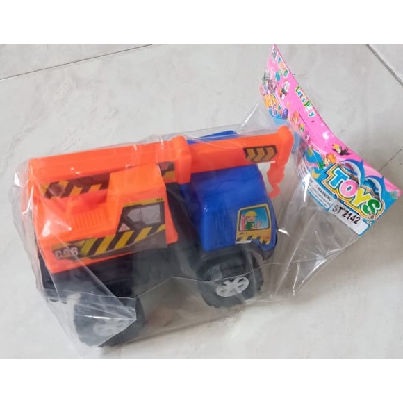 ST2142 Mainan Truk Derek Kecil Small Truck Crane Kemasan Kantong 2142