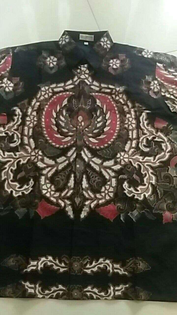 Batik Pria Lengan Panjang Modern Premium Full Furing Original Produksi Batik Aluna Solo Pcw 007