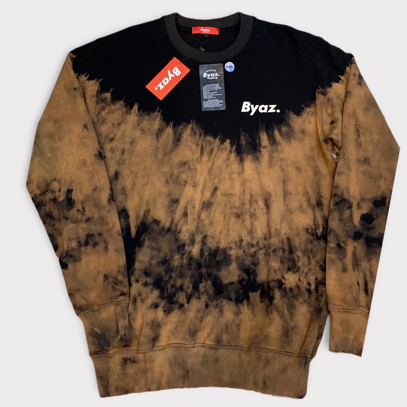 Crewneck BYAZ TwoTone Coklat Washing