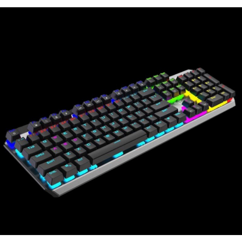 Keyboard usb Gaming Mechanical AULA F-2066 II Blue Switch - Rainbow 20 kinds (aula original/suport otg