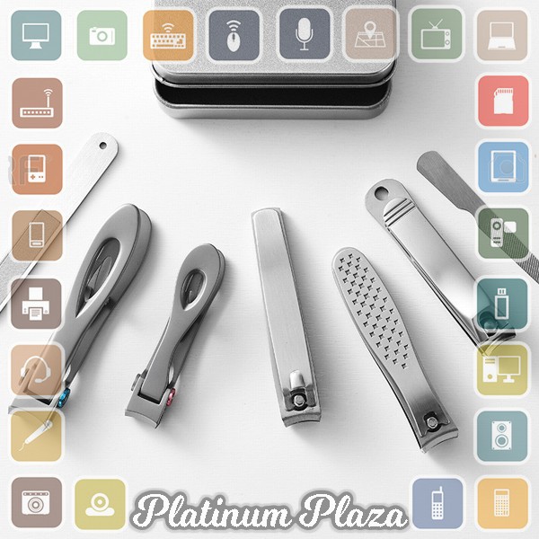 YASNI Gunting Kuku Big Nail Clipper German Stainless Steel 2 PCS `S0QU8L- Silver