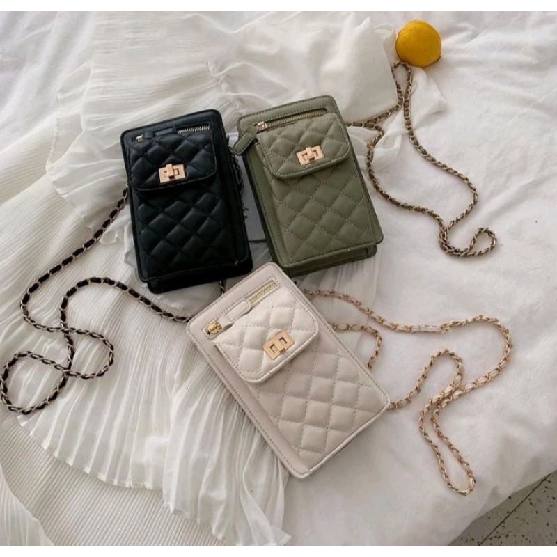 Aruna Handphone Sling Bag | Tas Korea | Tas Jalan | Tas Selempang | Tas Pesta | Tas Murah