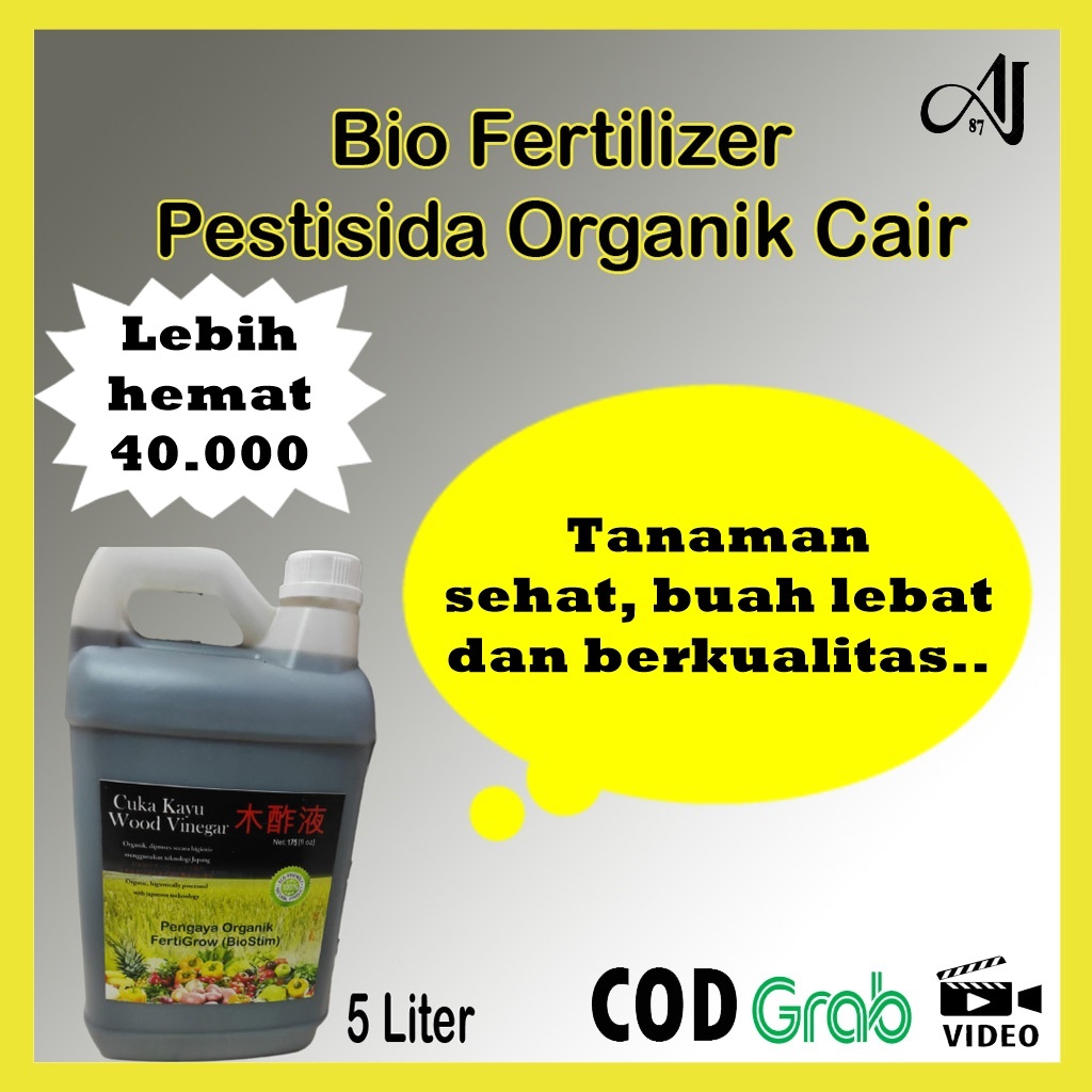 Jual Poc Pupuk Organik Cair Hayati Cuka Kayu Bio Fertilizer Penyubur Pupuk Anti Hama Insektisida 