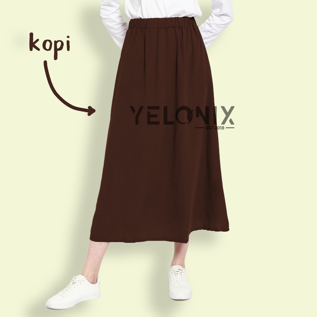 ROK POLOS STANDART PANJANG WOLFIS WOLVIS SKIRT PREMIUM - YELONIX-KOPI