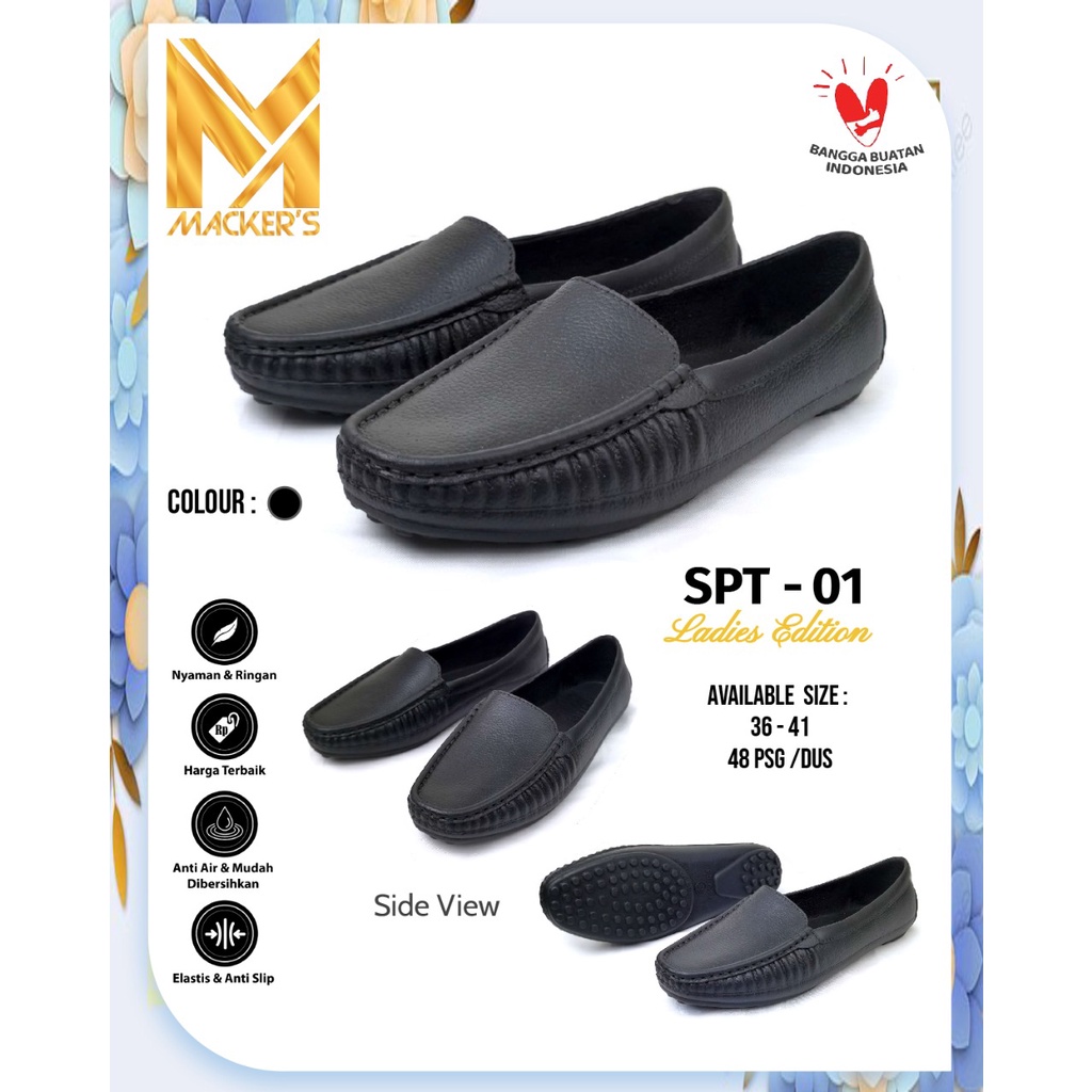 SEPATU KARET YUMEIDA F085 MACKER'S SLIP ON FULL RUBBER PREMIUM TAHAN AIR