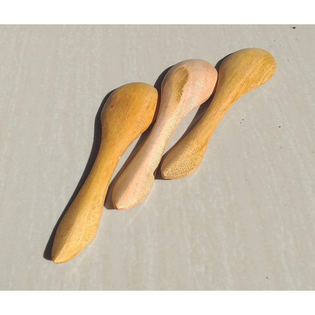 sendok bebek kayu mahoni