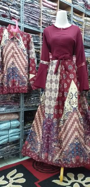 MAURA COUPLE CP SEMI SUTRA BAJU COUPLE PASANGAN COUPLE GAMIS MURAH COUPLE GAMIS COUPLE BATIK HALUS