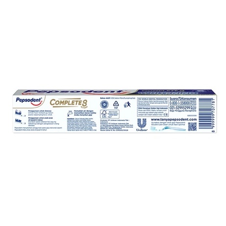 Pepsodent Plus Pasta Gigi Whitening Toothpaste 190g