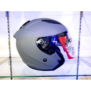 Jual KYT HELM GALAXY FLAT R SOLID MATT GORILA GREY | KYT GALAXY