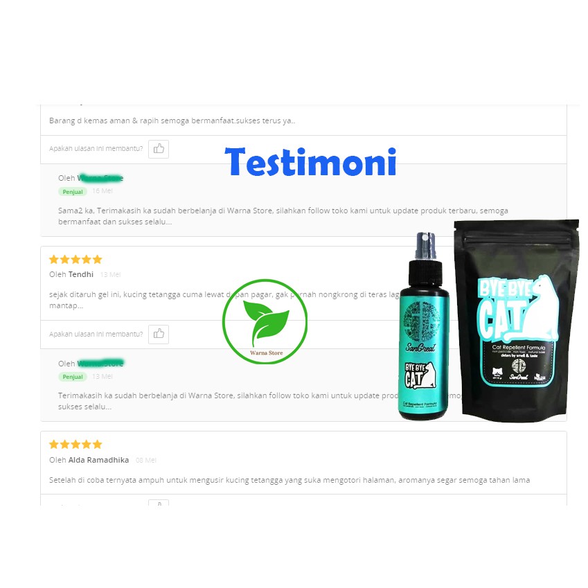 Pengusir Kucing Ampuh Natural BBCAT Gel 70 gram dan Spray 100 ml ampuh murah