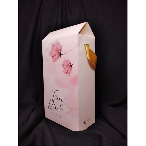 Paper box pabrikan Kotak Tissu Kayu Panjang/packaging souvenir