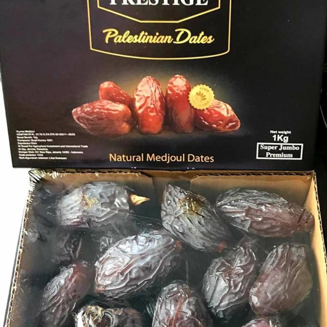 

Kurma Medjoul Palestina Natural Medjoul Dates 1 Kg Fresh Import / Dus Lapaklaris389