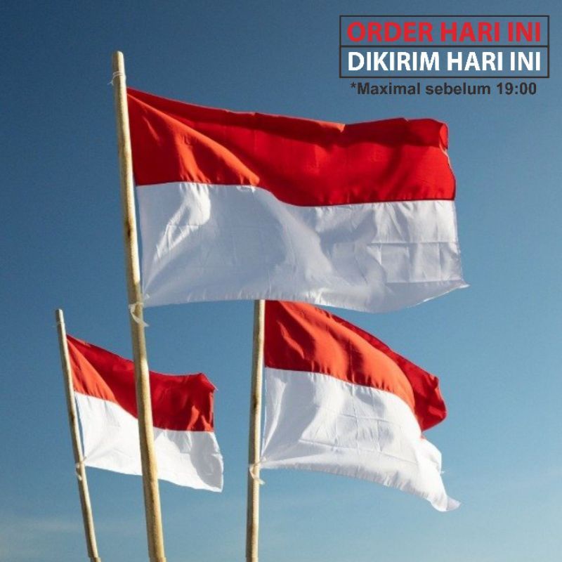 BENDERA MERAH PUTIH INDONESIA/ BENDERA MERAH PUTIH / BENDERA AGUSTUSAN / BENDERA JUMBO / BENDERA MER