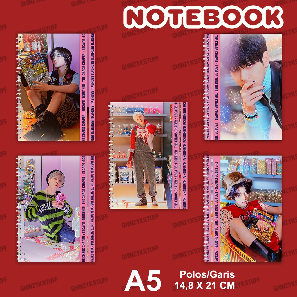 

Notebook KPOP TXT The Chaos Chapter- FIGHT OR ESCAPE (Escape ver.) Seri 3 Ukuran A5 14,6 cm x 21 cm KPOP Merchandise