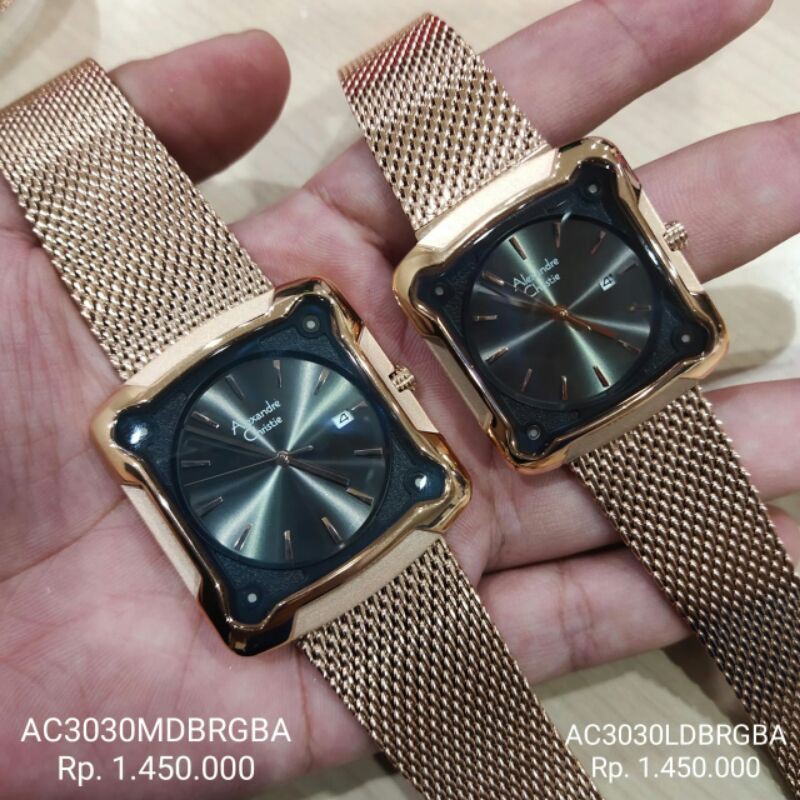 JAM TANGAN COUPLE ALEXANDRE CHRISTIE AC 3030 AC3030 ORIGINAL GARANSI RESMI 1 TAHUN