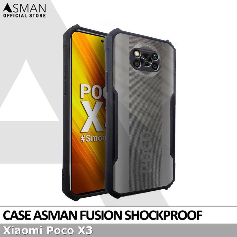 Asman Fusion Xiaomi Poco X3 Case Premium Amor Acrylic