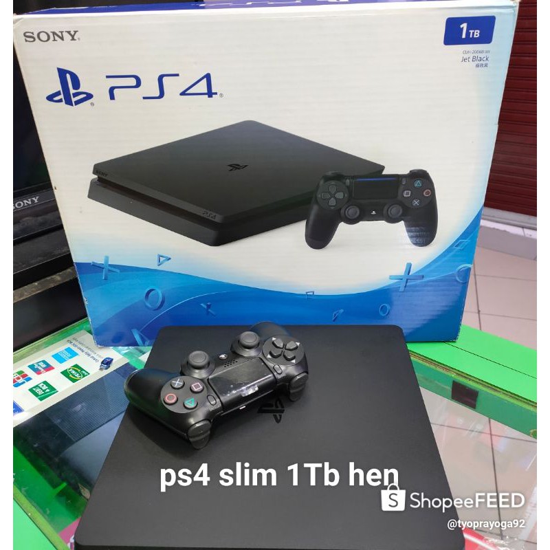 Ps4 Slim hen 1Tb full game 2 stik