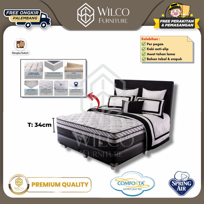 Kasur Springbed Perfect Dream Comforta / Matras Comforta Palembang - Matras Aja, 90x200