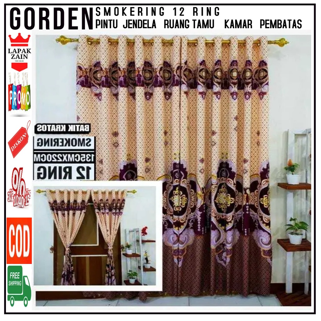 GORDEN JENDELA DAN PINTU MOTIF BATIK SULTAN MURAH MEWAH RING 12 BERKUALITAS BISA COD BAYAR DITEMPAT