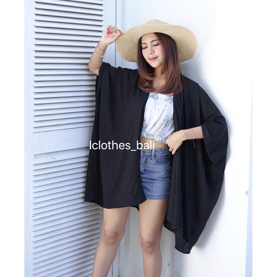 CARDIGAN PANTAI POLOS C002