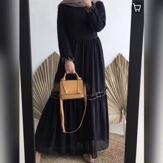 Gamis Febrina Rempel Febrina Dress Pakaian Wanita Gamis Remaja Pakaian Muslim