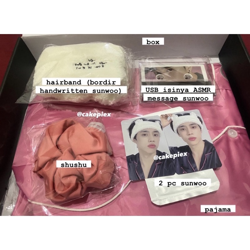 READY SUNWOO HOMEKIT DEAR MY MUSE FULLSET (THE BOYZ)