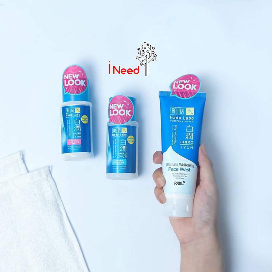 (INEED) HADA LABO Shirojyun Ultimate Whitening Series - Hadalabo Shirojyun Facial wash | Lotion | White Milk