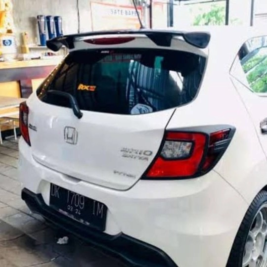 spoiler all new honda brio 2020 on satya rs mugen sayap